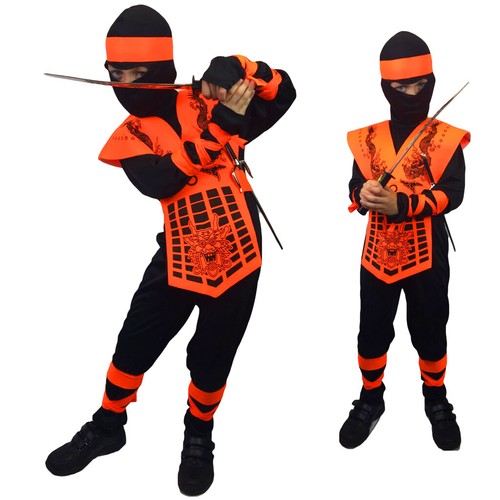 Boys neon orange power dragon - boys,