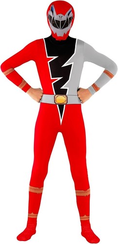 Kids red dino fury morphsuit - kids,